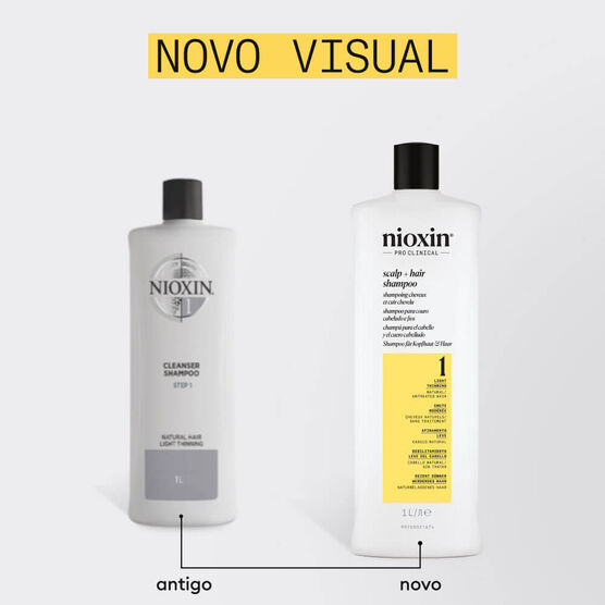 VOLUME & THINNING SISTEMA 1 SHAMPOO-1L
